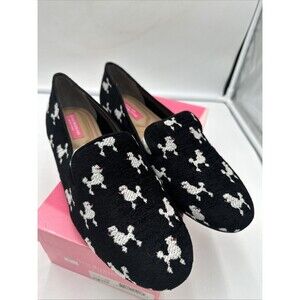 Isaac Mizrahi NEW YORK isZAREK DOCKS" Women's Slip on SHOES SIZE 9M BLACK FABRIC